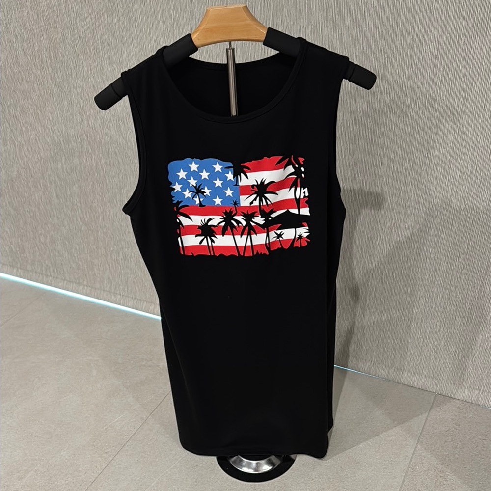 Fourth of July Women’s Muscle Tank Dress Small